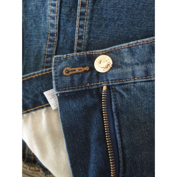 St. John Sport by Marie Gray Women's Sz 12 Dark Blue High Rise Jeans - Picture 6 of 10